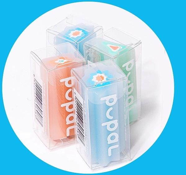 Ластик Deli VP156 48x21x21мм ПВХ ассорти фото 3