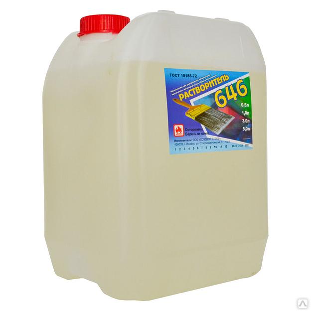 Растворитель Р-646 10л канистра ПЭТ фото 1