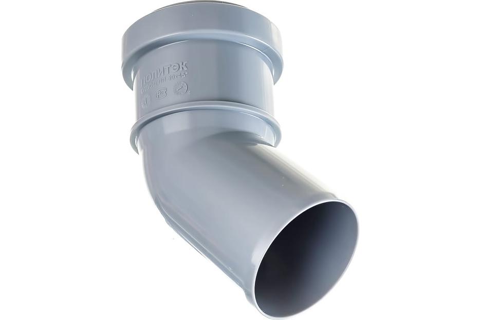 Отвод канализационный 45 град. 50 фото 2