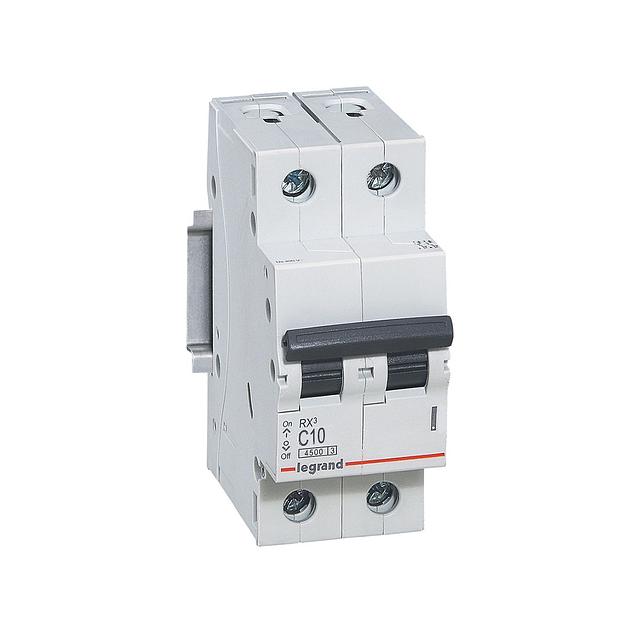 Автоматический выключатель  Legrand  419695  2П C 10A RX3 4 5kA фото 1