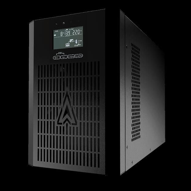 Импульс ФОРА 3000 ~230В, 3000ВА/3000 Вт, LCD+LED, EPO, RS-232, SmartSlot, USB, АКБ 6х9Ач, SCHUKO*4 {FF30201} фото 1