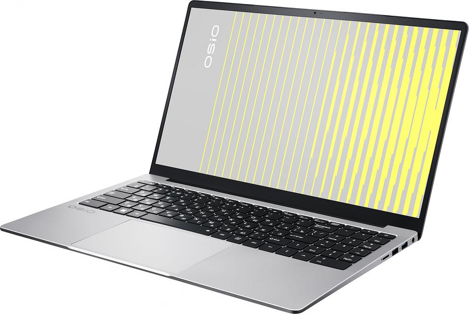 Ноутбук Osio FocusLine F140I-003 Core i5 1155G7 8Gb SSD512Gb Intel Iris Xe graphics 14" IPS FHD (1920x1080) Windows 11 Home grey WiFi BT Cam 6000mAh фото 2