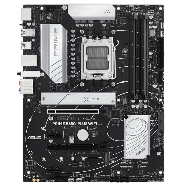 Материнская плата ASUS PRIME B650-PLUS WIFI AM5 ATX 4xDDR5 2xPCIEx16 2xPCIEx1 2xM.2 USB-C DP HDMI 2.5GLAN WIFI 6E фото 2