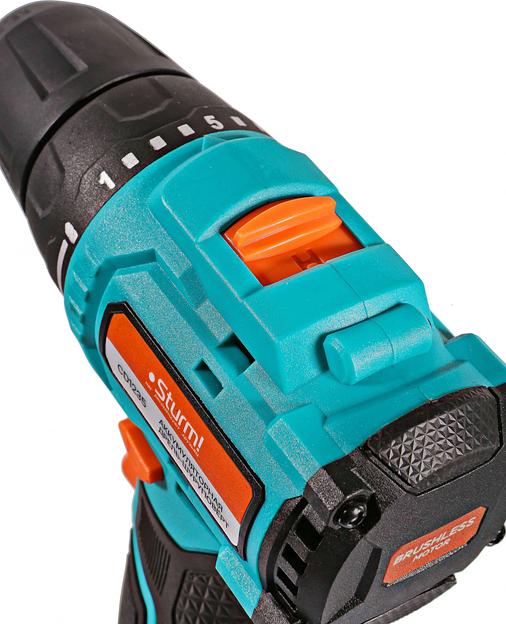 Дрель-шуруповерт Sturm! CD1235 аккум. патрон:быстрозажимной фото 6