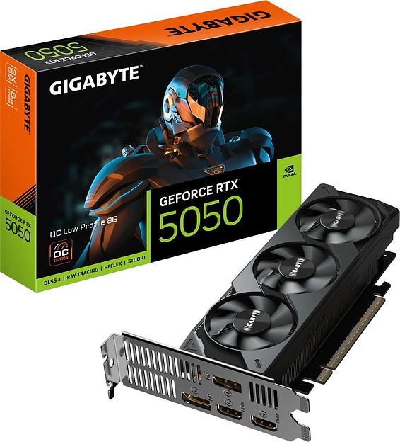 Видеокарта Gigabyte PCI-E 5.0 GV-N5050OC-8GL 1.0 NVIDIA GeForce RTX 5050 8Gb 128bit GDDR7 2572/28000 HDMIx1 DPx3 HDCP Ret фото 8
