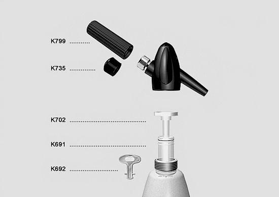 Трубка для сифона пластик (К691) фото 1