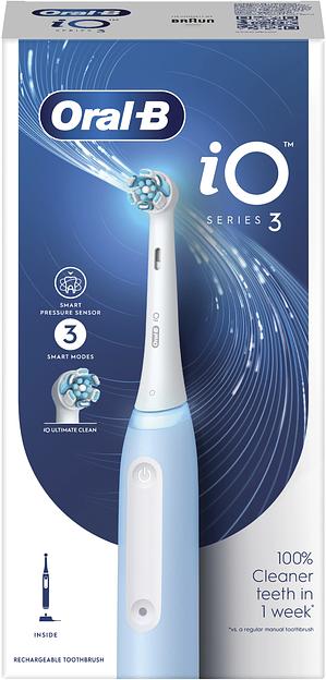 Зубная щетка электрическая Oral-B iO_S3_Ice Blue голубой фото 2
