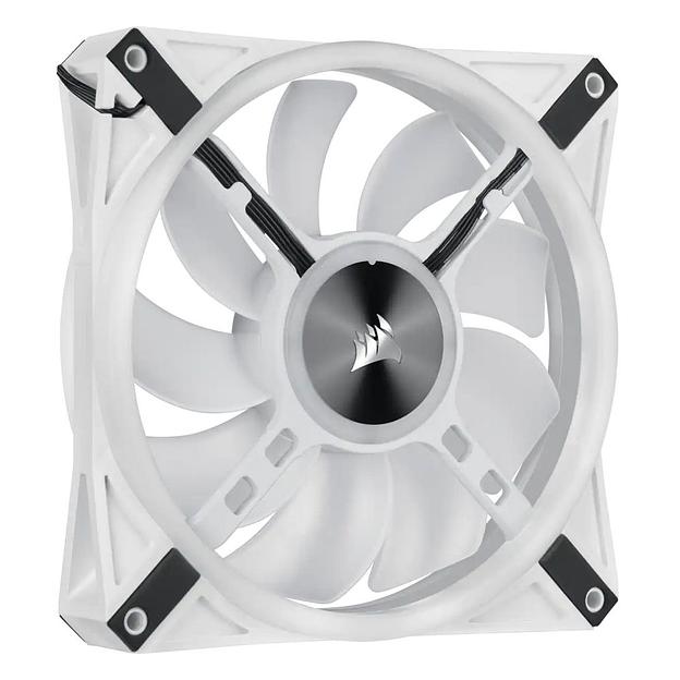 ICUE QL140 RGB [CO-9050106-WW] 140mm PWM White Fan — Dual Fan Kit with Lighting Node CORE {10} фото 4