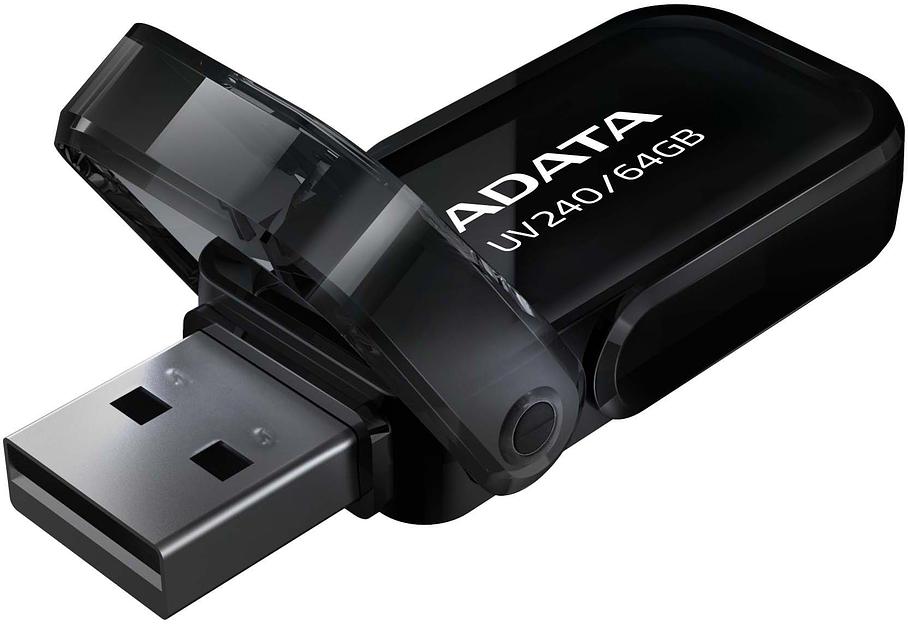 USB-накопитель ADATA UV240 (AUV240-64G-RBK) фото 2
