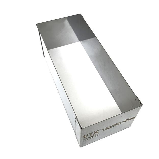 Форма для выпечки и заморозки Прямоугольник 120х300 мм высота 100 мм фото 2