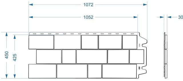 Фасадная панель под камень Fels «Слоновая кость» опт фото 3