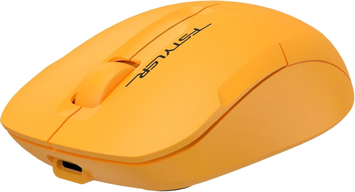 Мышь A4Tech Fstyler FG15C Air2 желтый оптическая (1200dpi) беспроводная USB фото 2