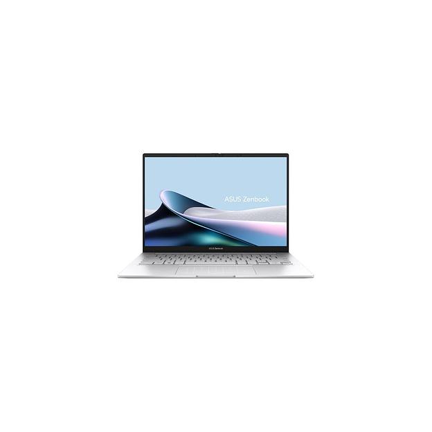 Ноутбук ASUS Zenbook 14 OLED UX3405MA-QD993 14", OLED, Intel Core Ultra 9 185H 2.3ГГц, 16-ядерный, 16ГБ LPDDR5x, 512ГБ SSD, Intel Arc, без операционной системы, серебристый [90nb11r2-m01sv0] фото 1