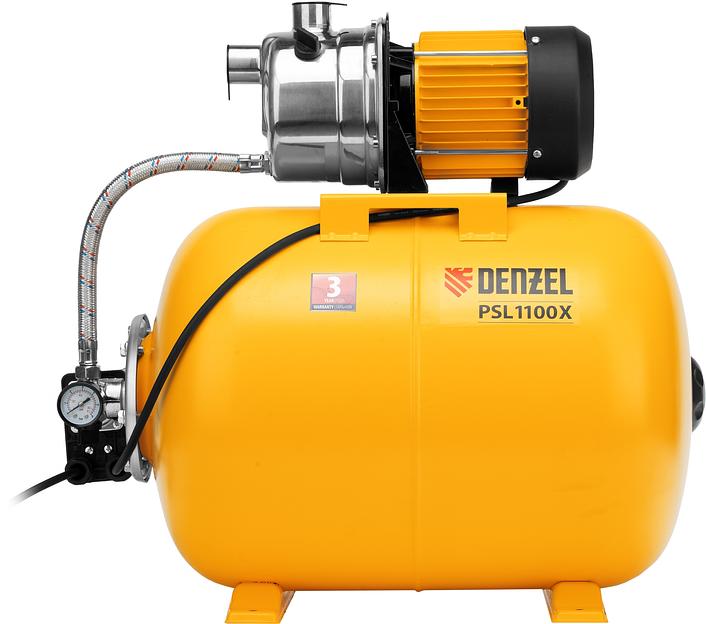 Насосная станция центробежный Denzel PSL1100X 1100Вт 3600л/час (97311) фото 6