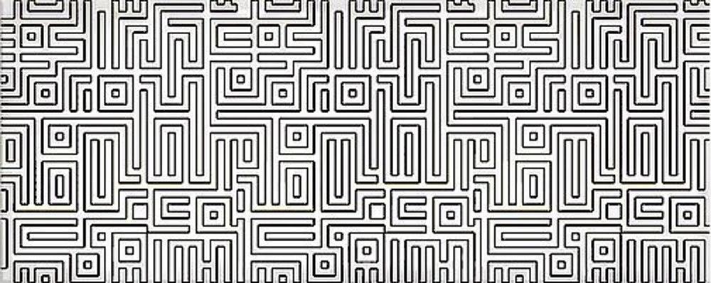 Плитка керамическая  AZORI Nuvola Light 505x201 Labirint Decor фото 1