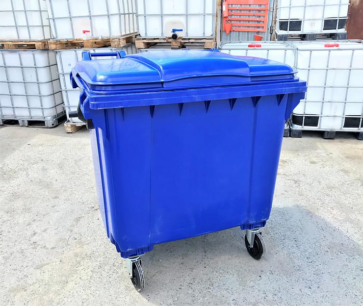 Мусорный контейнер 1100л Синий фото 3