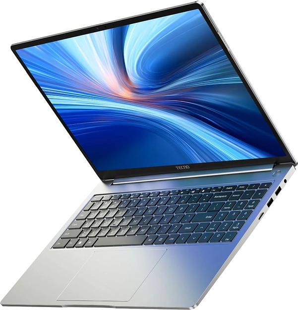 Ноутбук Tecno MegaBook T16 Core i5 13420H 16Gb SSD512Gb Intel UHD Graphics 16" IPS FHD+ (1920x1200) noOS 64 silver WiFi BT Cam 6460mAh (T16RA-NES0) фото 2