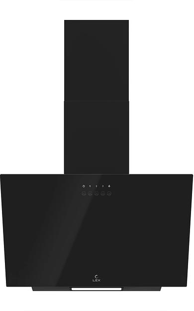 Вытяжка каминная Lex Moza 600 черный управление: кнопочное (1 мотор) фото 2