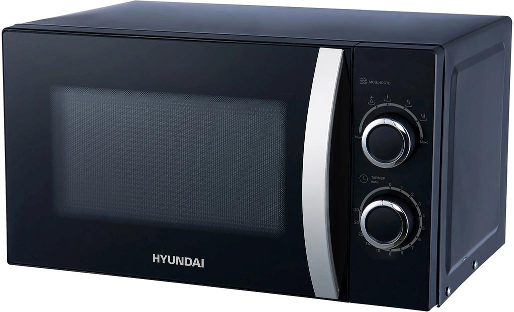 Микроволновая Печь Hyundai HYM-M2055 20л. 700Вт черный/серебристый фото 1