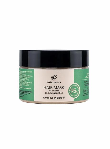 Маска для окрашенных и поврежденных волос «Природная защита» Verba Natura, 100 мл ОПТ фото 1
