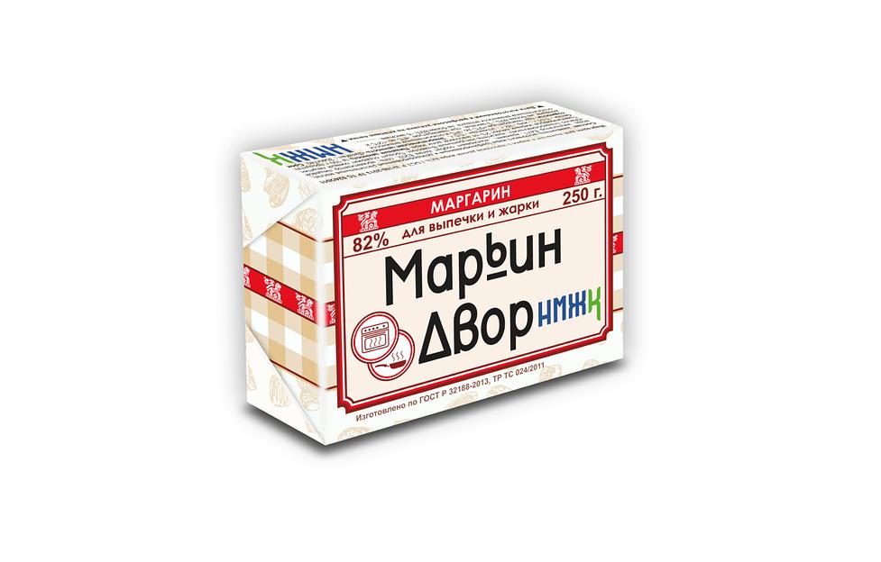 Маргарин Марьин двор 82 % 250 г ОПТ фото 1