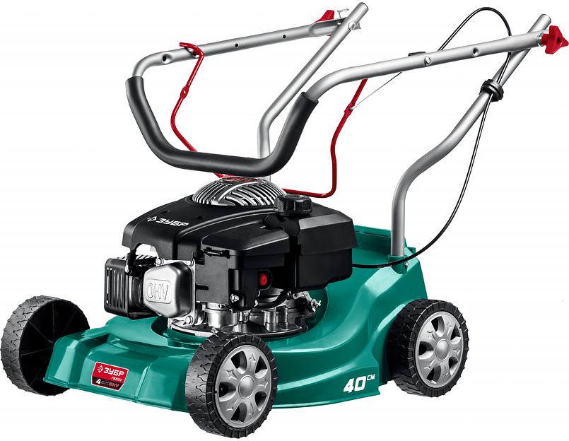 ЗУБР Бензиновая газонокосилка, 400 мм [ГБ-400] фото 9