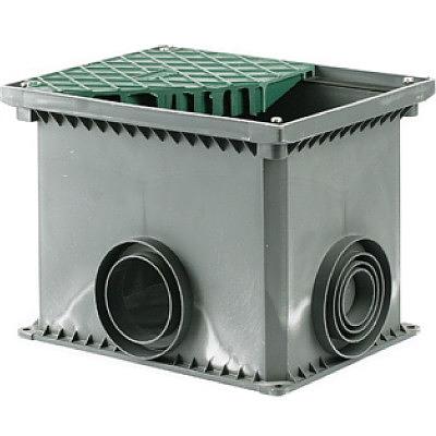 Смотровой переходной колодец без дна для двустенн. труб 335х240х255 фото 1