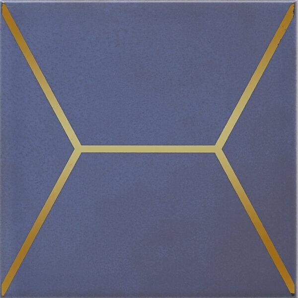 Декор Kerama Marazzi Витраж синий фото 1