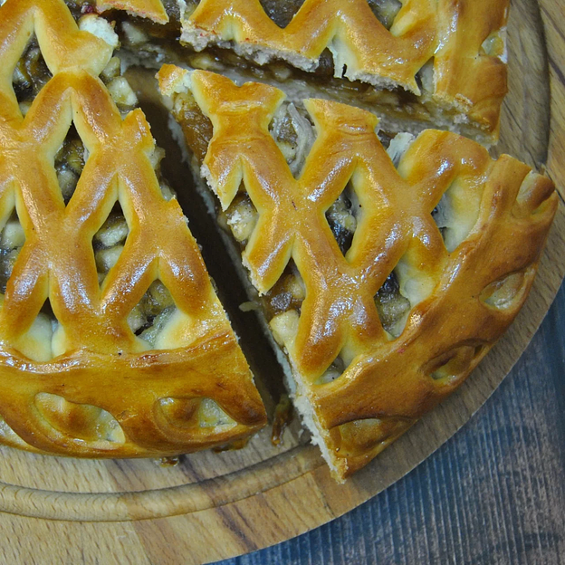 Пирог «С яблоком и корицей» 1000 г, опт фото 3