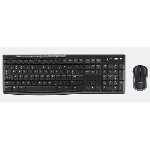 Клавиатура + мышь Logitech MK270 клав:черный мышь:черный USB беспроводная Multimedia фото 1
