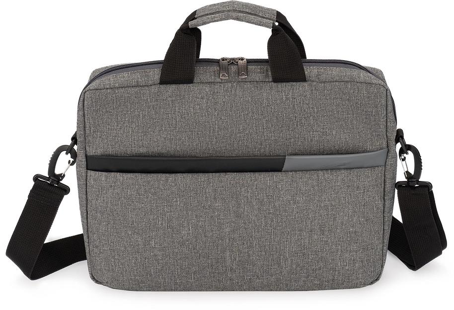 Сумка для ноутбука 14.5" Digma N-370 серый/черный полиэстер (N370GBK) фото 3