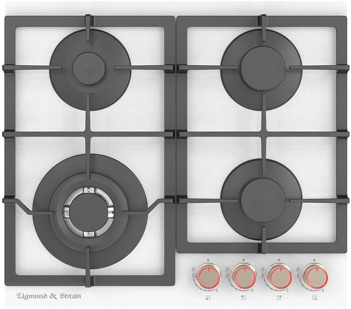 Газовая варочная панель Zigmund & Shtain MN 199.61 W фото 1