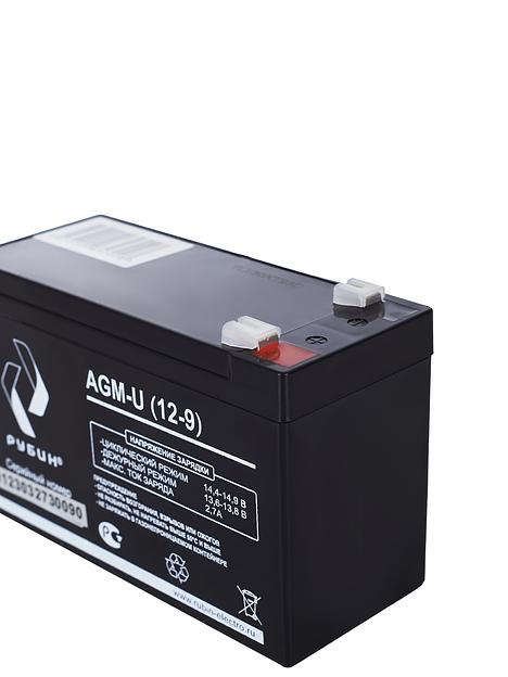 Аккумулятор для ИБП 12V Рубин 9Ah AGM батарея для источника бесперебойного питания (АКБ для ИБП и инверторов) опт фото 5