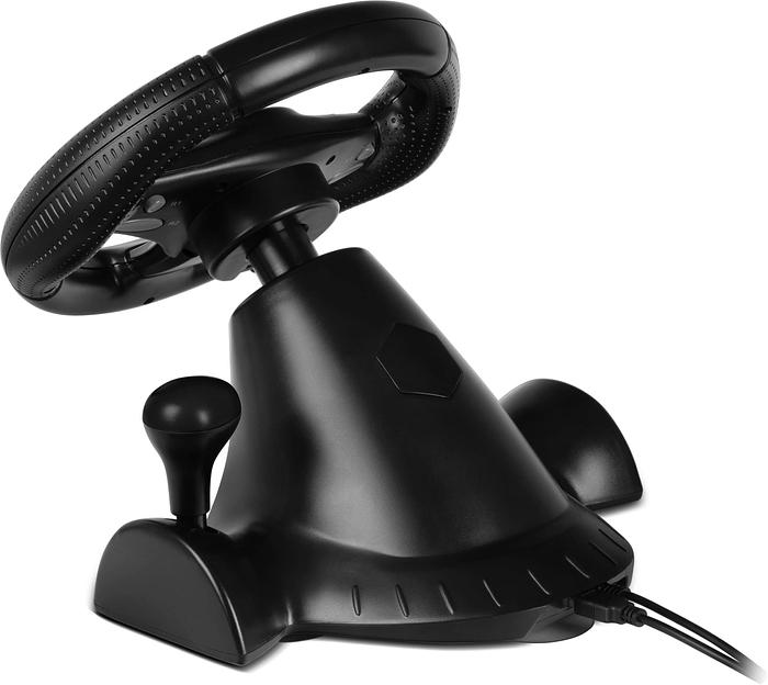 Руль Sven GC-W150 16кноп. (с педалями) черный фото 3