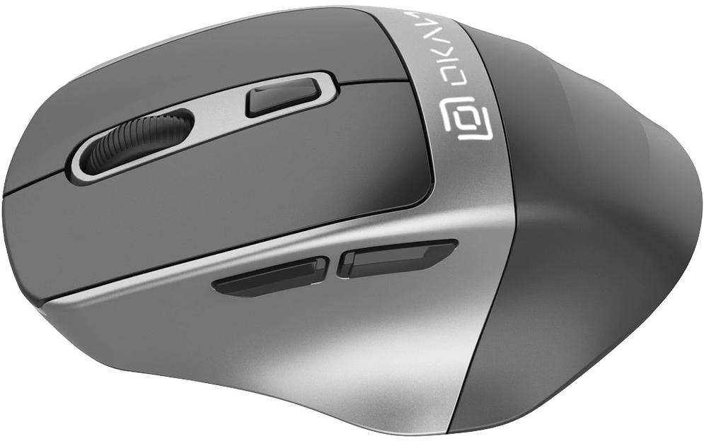 Мышь Оклик 516MW черный/серебристый оптическая (1600dpi) silent беспроводная BT/Radio USB для ноутбука (6but) фото 10