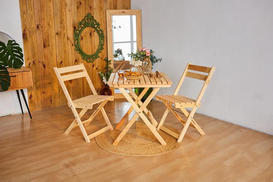  Складной стул Опус, натуральный, опт фото 1