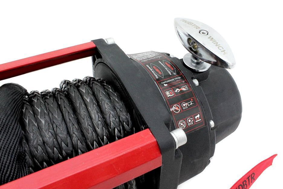 Лебедка автомобильная 12В 6000 lbs синтетика ОПТ фото 4