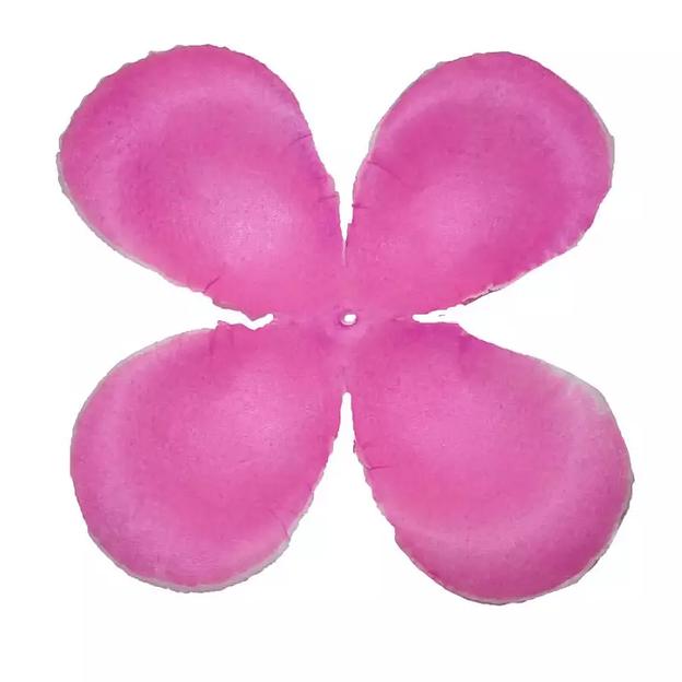 Заг-ка для розы YZ-65 розовой с бел.кантом 4-кон. мал. кругл. 10,5-13,5см 1575шт/кг фото 1