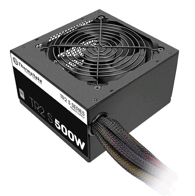 Блок питания Thermaltake ATX 500W TR2 S 80+ (24+4+4pin) APFC 120mm fan 5xSATA RTL фото 1