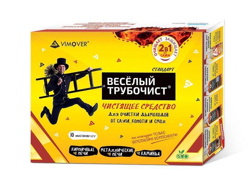 «Весёлый трубочист» стандарт чистящее средство для очистки дымоходов от сажи, копоти и смол, опт фото 1