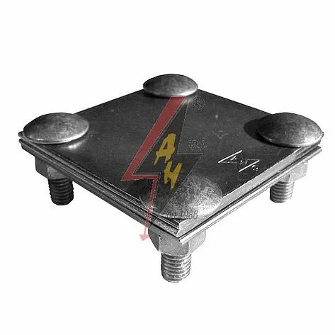 Крестообразное соединение (полоса-полоса) AH Hardt Sp.j. 4×M8×30, три пластины, B до 30 мм ОПТ фото 1