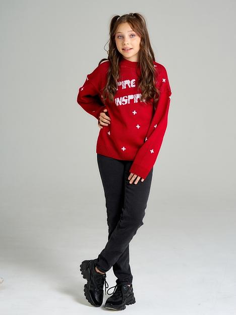 Джемпер «Инспаер» красный, для девочек ОПТ фото 10
