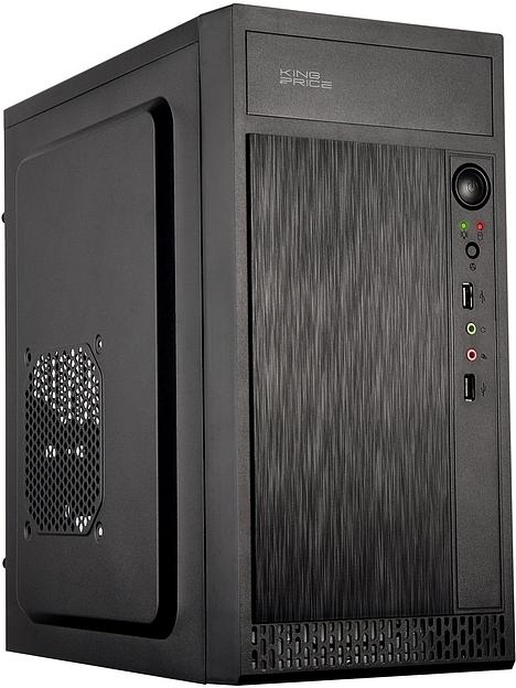 Корпус KingPrice KPCC-MN211 черный без БП mATX 1x80mm 2x120mm 2xUSB2.0 audio фото 1