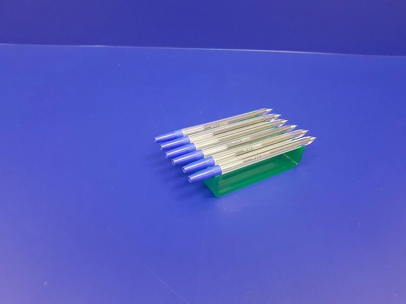 Подставка для ручек карандашей кистей 6 секции ( горизонтальное размещение, зеленая) фото 1