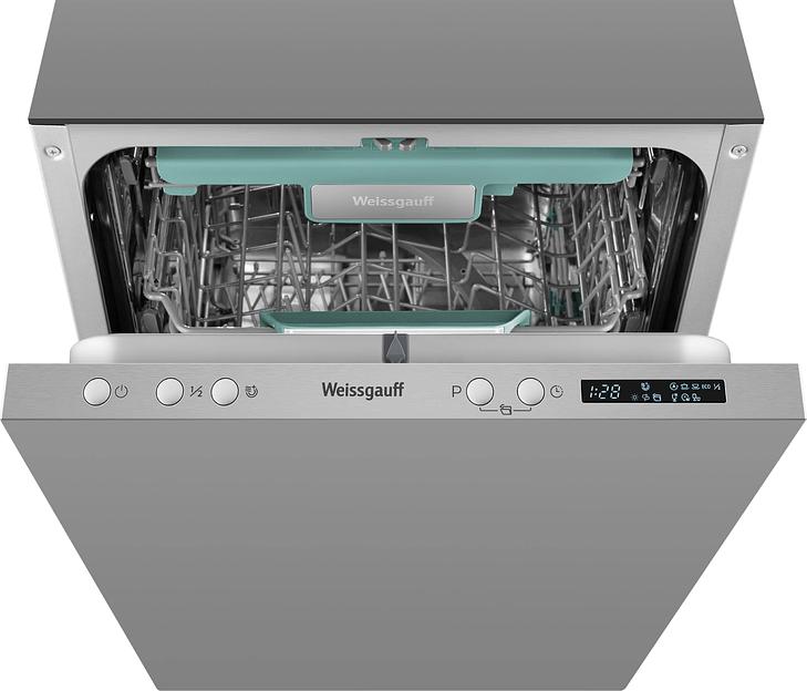 Посудомоечная машина встраив. Weissgauff BDW 4533 D Timer Floor узкая фото 2