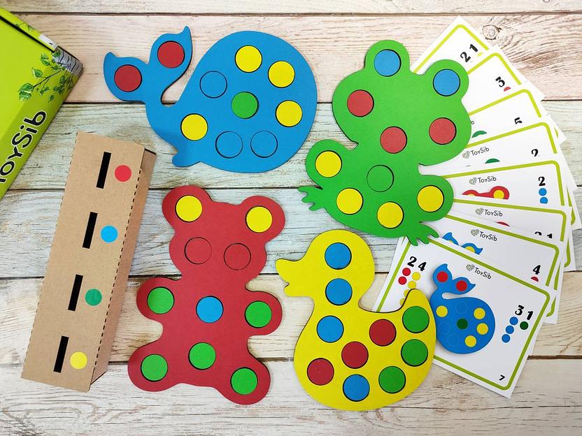 Сортер-мозаика «В мире животных» опт фото 1