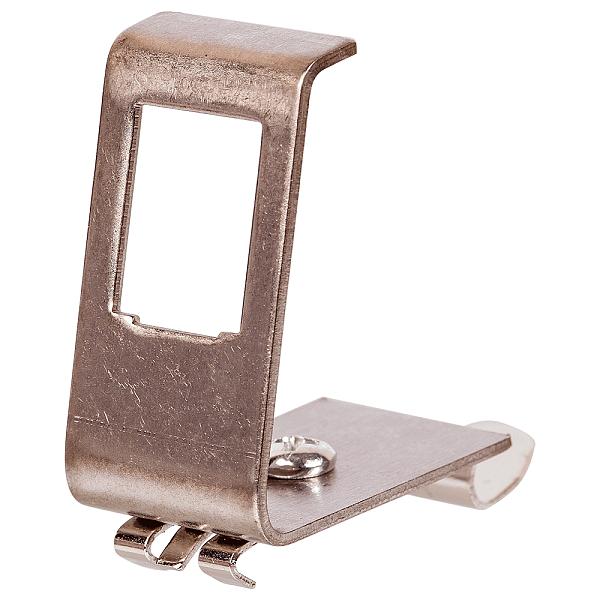 Lanmaster Рамка на DIN-рейку для установки модуля типа Keystone, металлическая (LAN-DRF-1OK-M) фото 1