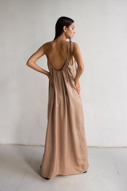 Сарафан длинный  TROPIC025/01/Бежевый  фото 3