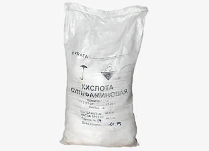 Кислота сульфаминовая 40 кг фото 1