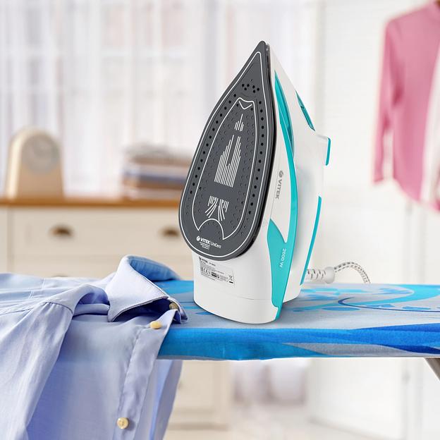 Утюг Vitek VT-8355 2600Вт бирюзовый/белый фото 4